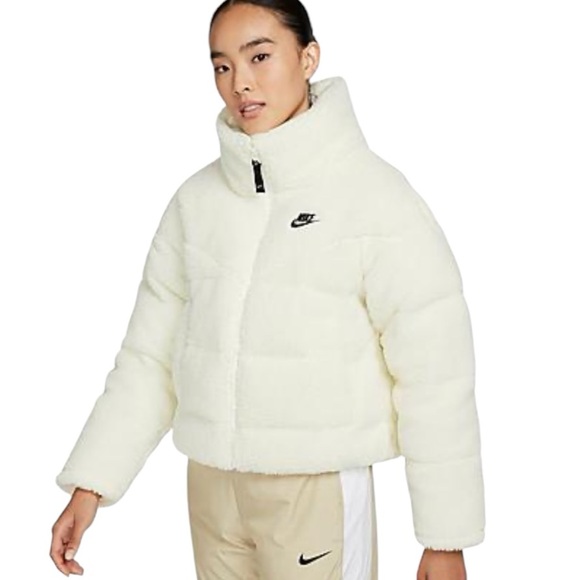 Nike women’s City Series Therma-FIT down fleece boxy jacket NEW NWT XXL - Picture 2 of 11